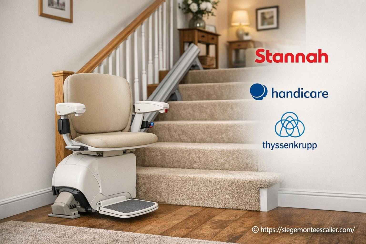 Marques de sièges monte escalier