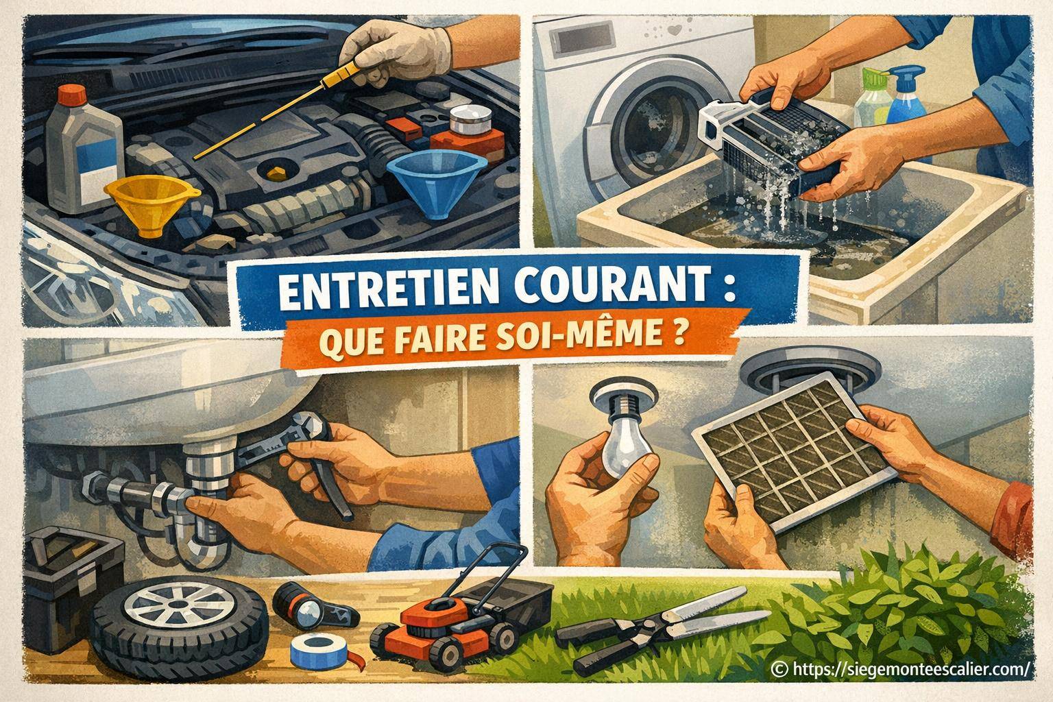 Entretien courant : que faire soi-même pour votre siège monte-escalier ?