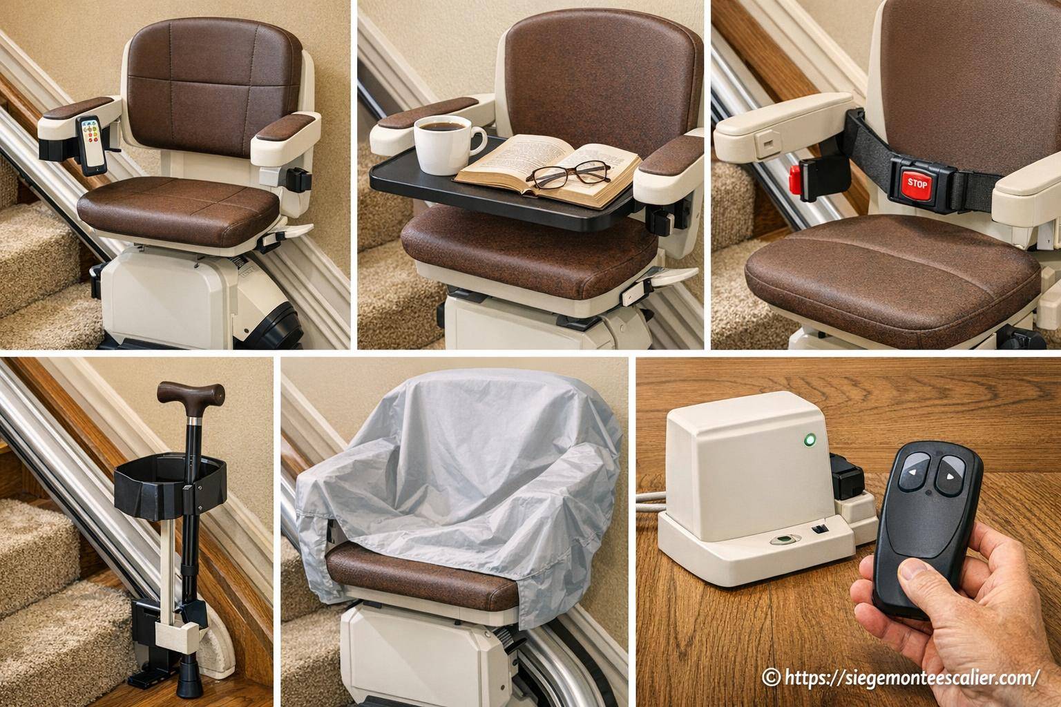 Accessoires utiles pour votre siège monte-escalier : lesquels choisir ?