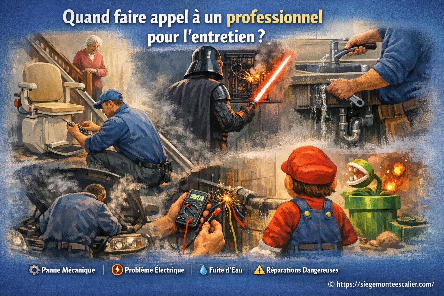 Quand faire appel à un professionnel pour l’entretien de votre siège monte-escalier ?