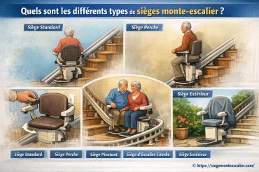 Quels sont les différents types de sièges monte-escalier ?