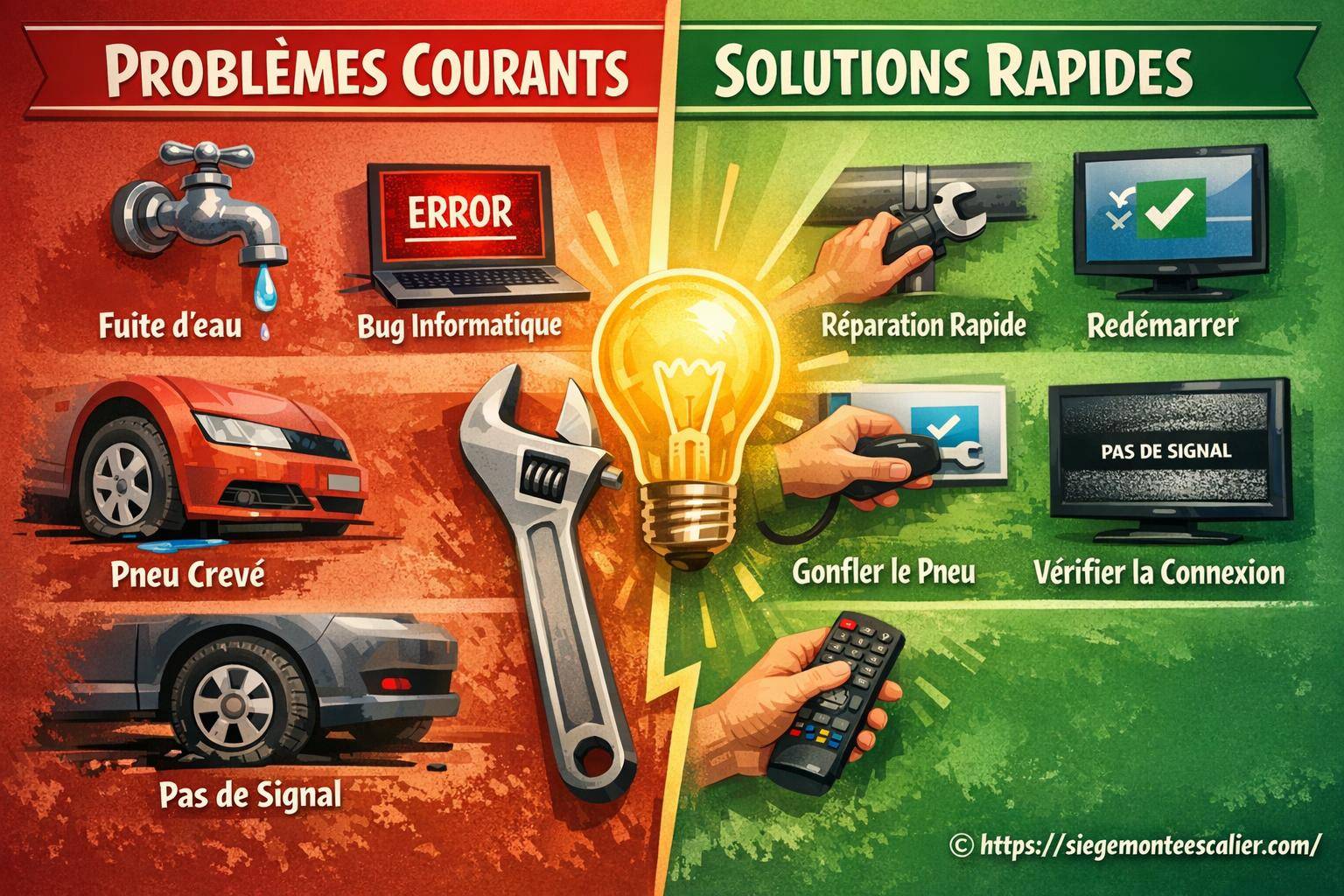 Problèmes courants avec un siège monte-escalier et solutions rapides